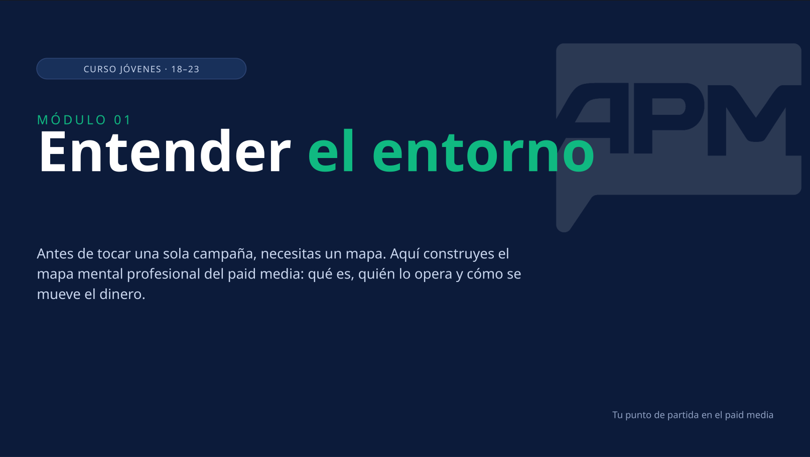 Paid Media para Jóvenes 18–23